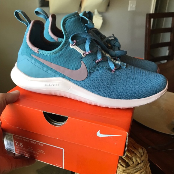nike free tr8 teal